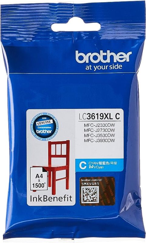 Brother LC3619XL Cyan Original Ink Cartridge