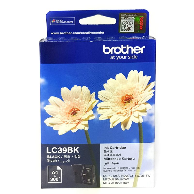 Brother LC39 Black Original Ink Cartridge
