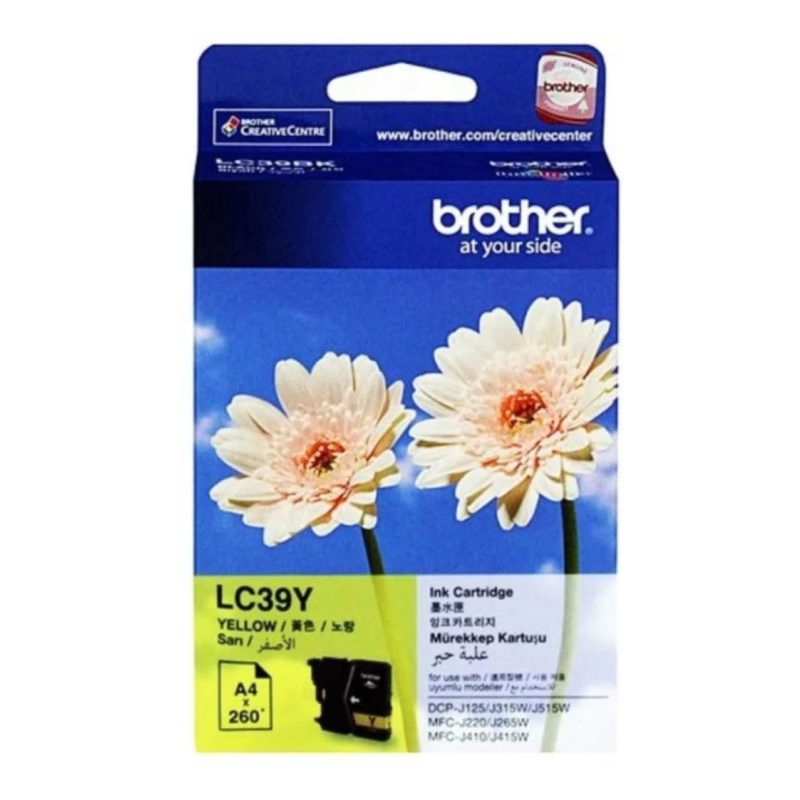 Brother LC39 Yellow Original Ink Cartridge