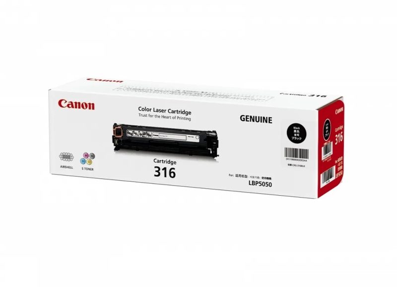 Canon 316 Black Original Laser Toner Cartridge