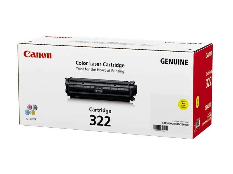 Canon 322 Yellow Original Laser Toner Cartridge