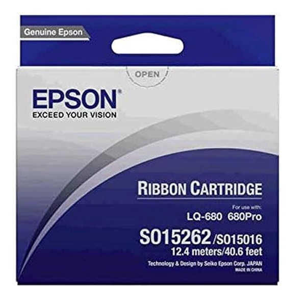Epson LQ680 Black Original Ribbon Cartridge