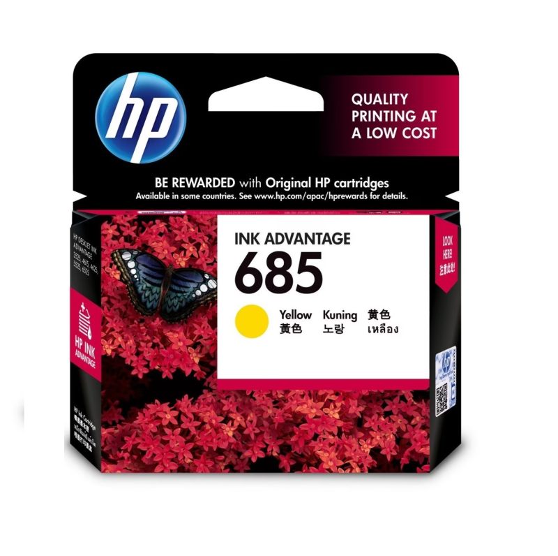 HP 685 Yellow Ink Original Cartridge