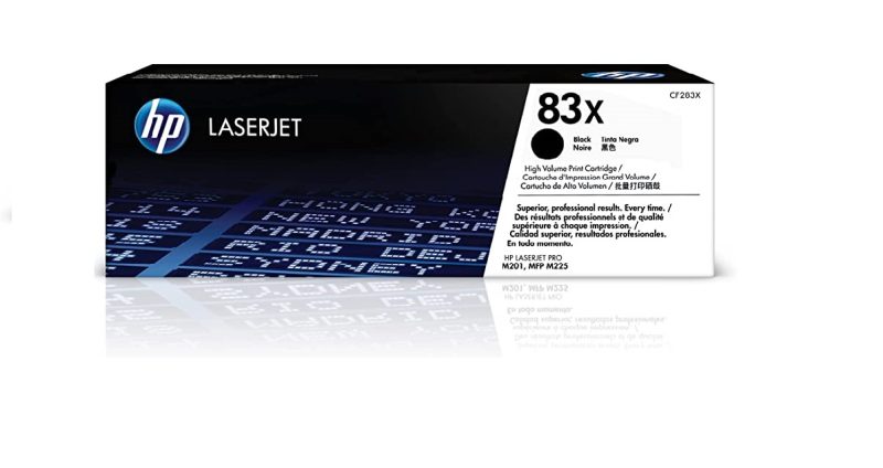 HP 83X Black Original LaserJet Toner Cartridge